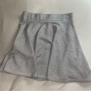 BONGO gray and white striped skirt